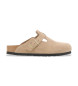 Birkenstock Läder Clogs Boston beige Birkenstock Läder Clogs Boston beige