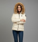 Blauer Arcadia Mantel beige