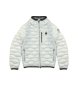 Blauer Brinton Wave Quilted light blue coat