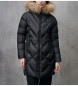 Blauer Cappotto lungo Althea nero