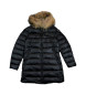 Blauer Manteau de fourrure long Kristin Junior noir