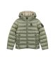 Blauer Green Carroll Striped Coat