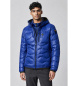 Blauer Mantel Wave blau