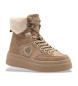 Blauer Botines de piel Emery beige