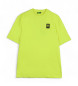 Blauer T-shirt Miękka bawełna żółty