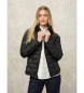 Blauer Veste Camelia noire