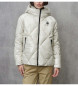 Blauer Veste June blanche