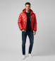 Blauer Casaco Wave vermelho