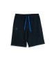 Blauer Shorts with blue ribbon