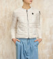 Blauer Rose Short Coat vit