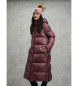 Blauer Cardigan long Celia marron