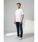 Blauer Polo Albans blanc