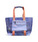 Blauer Gofan 01 fliederfarbener Netz-Shopper