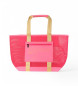 Blauer Gofan mesh shopper 01 roze