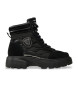 Blauer Sneakers Blanca 03 in pelle nera