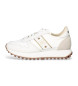 Blauer Millen 03 - Baskets en cuir blanc