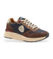 Blauer Baskets en cuir Ray navy