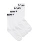 BOSS Pack 2 Pair of White Elastic Short Socks