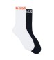 BOSS Set di 2 calzini corti multicolori