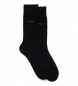 BOSS Pack of 2 pairs of black socks