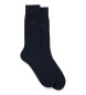BOSS Pakke med 2 par marinebl sokker