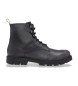 BOSS Botas de couro Adley Preto