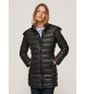 Pepe Jeans Agnes black quilted coat