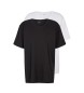 BOSS Set van 2 T-shirts Comfor wit, zwart