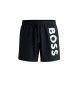 BOSS Maillot de bain noir pieuvre