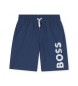 BOSS Cales de surf com impresso do logtipo em azul-marinho