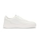 BOSS Baltimore white leather trainers