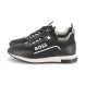 BOSS Schwarze Lederturnschuhe