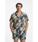 BOSS Camisa Beach bege