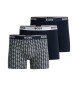 BOSS 3er Set Boxershorts Power Des mehrfarbig
