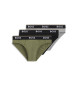 BOSS Confezione da 3 Power Slips verde, nero, grigio