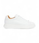 BOSS Bulton leren schoenen wit