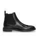 BOSS Botines de Piel Calev negro