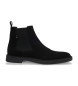 BOSS Stivaletti Calev in pelle nera