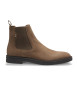BOSS Stivaletti in pelle marrone Calev