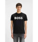 BOSS Sort strikket T-shirt