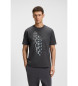 BOSS GRX Zone T-shirt donkergrijs