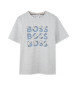 BOSS T-Shirt M.c. grau