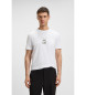 BOSS T-shirt Photoprint blanc