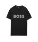 BOSS T-shirt nera dalla vestibilità regolare