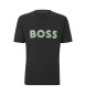 BOSS T-shirt Regular Knit czarny