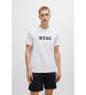 BOSS T-shirt Rn Solar blanc