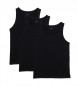 BOSS 3P Classic mouwloos T-shirt 10243514 01 zwart