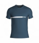 BOSS Camiseta slim fit de punto azul