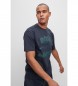 BOSS T-shirt Talboa marinbl