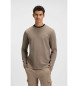 BOSS T-shirt Tempesto brun
